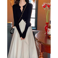 燕潯簡(jiǎn)約百搭高腰小眾大擺裙女修身簡(jiǎn)約通勤中長(cháng)款A字裙OL半身裙女 白色 XS