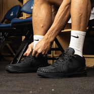 耐克（NIKE）男鞋科比4代 Zoom Kobe 4 耐磨透氣低幫男子實(shí)戰(zhàn)籃球鞋 曼巴黑白 FQ3544-001 黑色黑曼巴 43