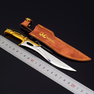 瓦羅蘭特游戲周邊冠軍賽無(wú)畏契約蝴蝶刀武器模型擺件工藝品未開(kāi)刃 鎏金帝王長(zhǎng)劍【18cm】帶皮套