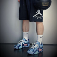 耐克（NIKE）Air Jordan Tatum 2 塔圖姆2代 男子減震耐磨低幫實戰(zhàn)運動籃球鞋 HJ4421-400藍粉 44 (280mm)