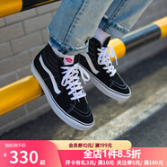 VANS范斯SK8-Hi高幫情侶黑白經(jīng)典男鞋女鞋休閑板鞋帆布鞋VN000D5IB8C VN000D5IB8C 35