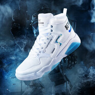 361°運動(dòng)鞋男獵刃冬季高幫減震增高休閑時(shí)尚板鞋子男672036615-4