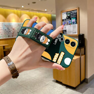 瑞桓柏適用于Meizu魅族21Pro手機(jī)殼潮牌兔先生磁吸車載支架套魅族21/20P 潮牌兔先生暗夜綠-折疊支架 魅族20