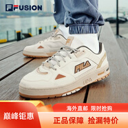 斐樂（FILA）張藝興男鞋籃球鞋情侶運動鞋防滑耐磨低幫復古籃球鞋休閑板鞋GLOR 奶白/夏威夷果黃-GM-T12M229103 42.5