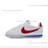 耐克（NIKE）CLASSICCORTEZLEATHER阿甘女子休閑跑鞋904764-102 904764-103白紅 35.5