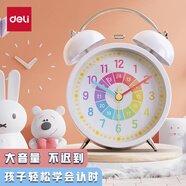 得力（deli）新款全自動(dòng)鬧鐘兒童房電子表 鐘表起床神器學(xué)生專(zhuān)用臥室大聲音響床頭鬧鐘學(xué)生推薦 開(kāi)學(xué)季9024系列 【早教款】24時(shí)-大音量 LE305