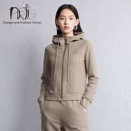 雅迪斯2025冬季新款 暖灰褐色微彈舒適外套AR5916439-220 暖灰褐色 S (36)