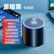 SAST 先科N612藍(lán)牙音響小鋼炮小型迷你音箱可插U盤插卡2024新款低音炮 星耀黑標(biāo)準(zhǔn)版 官方標(biāo)配