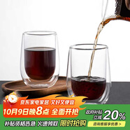 唯銘諾玻璃水杯電鍍高硼硅牛奶咖啡杯家用橢圓形炫彩雙層杯350ml
