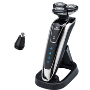 君派（GENPAI）電動剃須刀刮胡刀水洗胡須刀車載USB充電男士大功率剃胡須刀 原裝標配+鼻毛器+底座