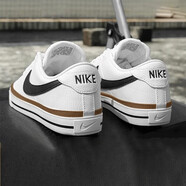 耐克（NIKE）板鞋男夏季新款運動(dòng)鞋COURT運動(dòng)休閑鞋輕便低幫透氣小白鞋 DH3162-100/白色/皮面 42.5