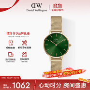 丹尼爾惠靈頓（DanielWellington）DW手表女簡約時尚歐美表石英小綠表送女友生日禮物DW00100479