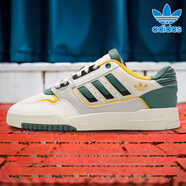 阿迪達(dá)斯 （adidas）三葉草男鞋板鞋 25秋季新款低幫緩震透氣休閑鞋運(yùn)動鞋潮流滑板鞋 米白-墨綠/三葉草-潮流板鞋 曬圖返10【元 42.5 鞋內(nèi)長265mm