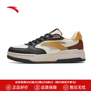 安踏（ANTA）982丨王一博同款板鞋男女款季厚底增高休閑運(yùn)動(dòng)鞋112448068 【男款】粗麻灰/黑/可可褐-14 44