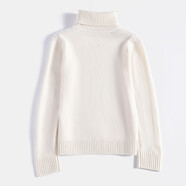 金菊抗靜電100%綿羊毛秋冬特賣(mài)款打底兩翻領(lǐng)加厚毛衣保暖毛衣女羊毛衫