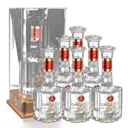 五糧液宜賓仙林生態(tài) 華彩人生 竹蓀酒植物類(lèi)露酒白酒 52度 500mL 6瓶 金頸彩鳥(niǎo) 水晶桶