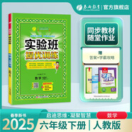 2025春 實驗班提優(yōu)訓練 六年級下冊 數(shù)學人教版 強化拔高教材同步練習冊