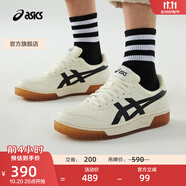 亞瑟士ASICS男鞋女鞋運(yùn)動(dòng)休閑鞋復(fù)古百搭板鞋 COURT MZ 米白色/黑色 38