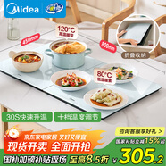 美的（Midea）折疊暖菜板火鍋加熱墊 飯菜保溫板熱菜板加熱桌墊 十檔調(diào)溫折疊設計家用加熱板政府補貼 HBU8045FZ