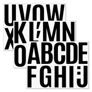 歐客欣（AUKEWIN）4英寸字母貼紙大號墻貼展會(huì )學(xué)校幼兒園裝飾diy 大尺寸字母貼10CM YW-4英寸黑色 1套