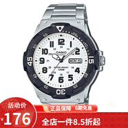 卡西歐(CASIO)學(xué)生運(yùn)動(dòng)手表男 簡(jiǎn)約防水兒童表日期星期樹(shù)脂皮帶手表 MRW-200HD-7B