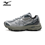 美津濃（MIZUNO）RACER ADV慢跑鞋25春夏新款男女休閑鞋透氣輕便軟底緩震跑步鞋 02冷灰/銀/深灰 42 (270mm)