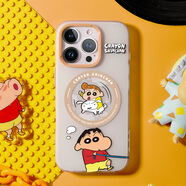 Rock適用蘋(píng)果17手機殼iPhone16ProMax磁吸保護套15Pro潮牌硅膠蠟筆小新ip聯(lián)名殼14max個(gè)性可愛(ài)新款防摔 【小新思念】IML工藝抗污不掉色Magsafe磁吸 iPhone 17 Pro Max