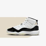 NIKE耐克Air Jordan 11 GS AJ11黑白金 大童/女子高幫休閑籃球鞋 378038-170 36.5