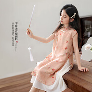 LUSON陳大豬女童國風(fēng)連衣裙夏季2025新款新中式兒童旗袍裙女孩漢服裙子