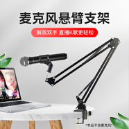 索播麥克風(fēng)支架 RODE羅德麥克風(fēng)適用  大振膜動(dòng)圈麥麥克風(fēng)桌面直播唱歌錄音懸臂話(huà)筒支架 桌面輕便款【承重約800克】