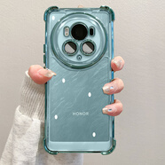 權(quán)速不發(fā)黃四角氣囊適用榮耀magic7pro手機(jī)殼新款簡約magic6高級感華為男女款自帶鏡頭膜情侶全包防摔 【雅川青】四角氣囊十米防摔殼+自帶鏡頭膜/不發(fā)黃 華為 Mate 40 Pro