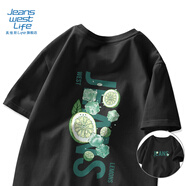 JEANSWEST LIFE真維斯多巴胺短袖男t恤夏季潮牌寬松純棉體恤男女半袖寬松上衣