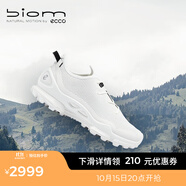 愛(ài)步（ECCO）BIOM運動(dòng)鞋男鞋 老爹鞋透氣跑鞋 健步C蹤跡803234 灰白色80323450236 44