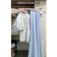 棠檀閨蜜裝一褲一裙女今年流行兩件套裙褲夏韓劇主穿搭冷淡風(fēng)鹽系御姐 碎花（高品質(zhì)上衣） S