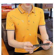海瀾T恤夏季新款韓版上衣純棉POLO.衫有領(lǐng)翻領(lǐng)修身青少 3512-黑  3XL 140-160斤