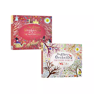 柴可夫斯基胡桃鉗四季 古典音樂故事英文發(fā)音書2冊(cè) The Nutcracker/Four Seasons in One Day 圖畫書 布封精裝收藏版