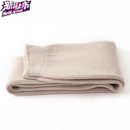 珍妮羊兒童抗起球羊絨褲加厚寶寶羊毛褲男孩松緊腰保暖褲女童針織打底褲 女童-米駝【雙層加厚】 110cm