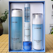 蘭芝（LANEIGE）水衡清盈精華水爽膚水200ml清爽水清盈乳液120ml保濕補水韓國 水200ml+乳液120ml+3小樣套盒 油性或中性偏油肌適合