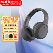 漫步者（EDIFIER）W820NB主動降噪頭戴式無線藍牙耳機經(jīng)典立體聲運動耳麥游戲音樂Hi-Res認證節(jié)日禮物 典雅灰+入會享5元