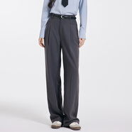 達佳詩(shī)黑色西裝套裝女大學(xué)生面試高級感小個(gè)子秋冬正裝職業(yè)女士西服外套 灰色西褲【搭配一?？畚餮b】 S 【適合90-105斤可穿】