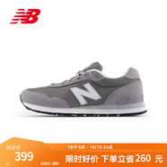NEW BALANCE NB官方男鞋女鞋秋冬網(wǎng)面潮流百搭簡約休閑運(yùn)動(dòng)鞋515系列 灰色 ML515GRY 40.5 (腳長25.5cm)尺碼問客服