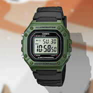 卡西歐（CASIO）日本復古運動大表盤潮流防水腕表AE-1500WH-8B/1A WHX-1A 電子表 W-218H-3A