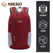 日高（NIKKO）新款雙肩包男背包20L大容量戶外包運(yùn)動(dòng)登山包女旅行包 220602-紅色【15L】 20L