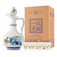 夢星緣景德鎮(zhèn)陶瓷一壺老酒500ml一壺52度濃香型純糧食禮盒裝送禮酒 52度 500mL 1瓶