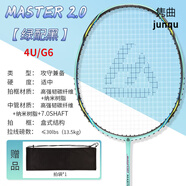擊破GS 100勾勾 AX99LTD B10 TK70 80 NF700 100MX全碳素羽毛球拍 M2.0【4U】綠黑【口碑入門(mén)軟彈均 穿VBS70線(xiàn)【可備注磅數】手膠+拍