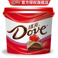 德芙（Dove）丝滑牛奶巧克力礼盒桶碗装520礼物送女生糖果休闲零食品喜糖批发 【丝滑牛奶】红色实惠装 罐装 288g