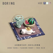 躺平企鵝可愛(ài)車(chē)內飾品擺件溫馨中控臺車(chē)載貓咪創(chuàng  )意生日禮物 夏日炎炎肚肚貓套餐