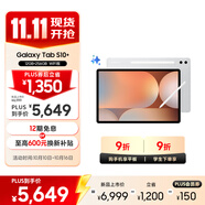 三星 Samsung S10+ 12.4英寸平板電腦/AI智享學(xué)習(xí)辦公/防眩光全視屏/含S Pen 12GB+256GB 星耀銀WIFI