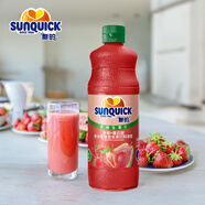 新的（sunquick）濃縮果汁 草莓番石榴(芭樂)混合果汁840ml 氣泡水雞尾酒濃漿