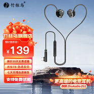 竹林鳥麒麟ZG1電競耳機(jī)有線入耳式手機(jī)電腦適用帶麥游戲HIFI耳塞 Type-c版本暗夜黑（有LED燈光）